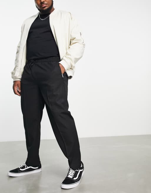 Mens big and tall sale twill joggers