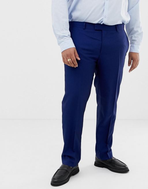 Big and tall shop navy blue dress pants