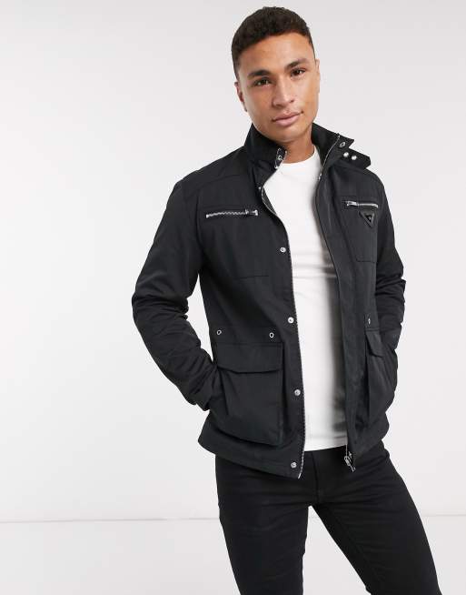 River Island biker jacket in black | ASOS