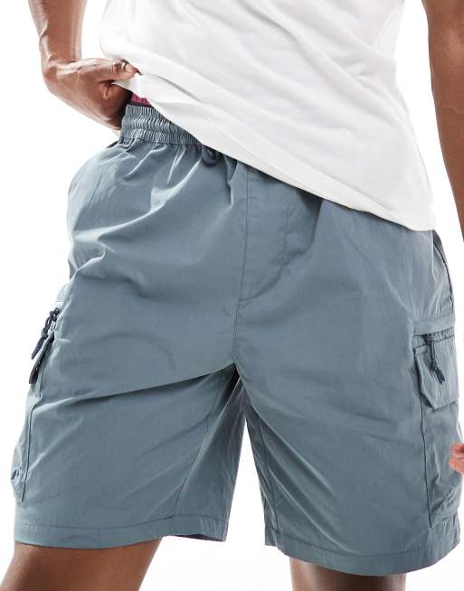 River Island – Blå cargoshorts