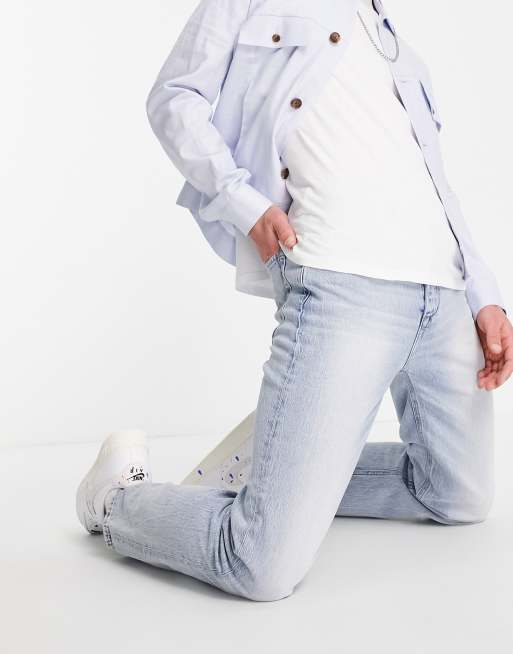 River Island – Blå raka jeans, 4 av 4