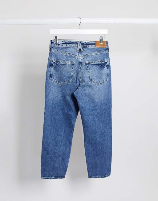 River Island - Blair - Jeans met rechte pijpen in middenblauw, 4 van 4