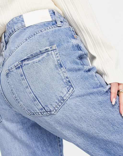 River Island Blair straight cut jeans in buzzy blue, 3 of 4