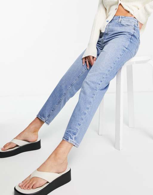 River Island Blair straight cut jeans in buzzy blue, 4 of 4