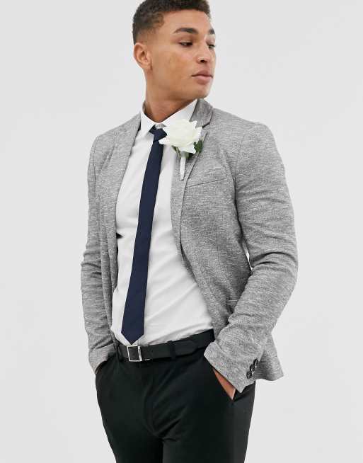 River Island blazer in grey | ASOS