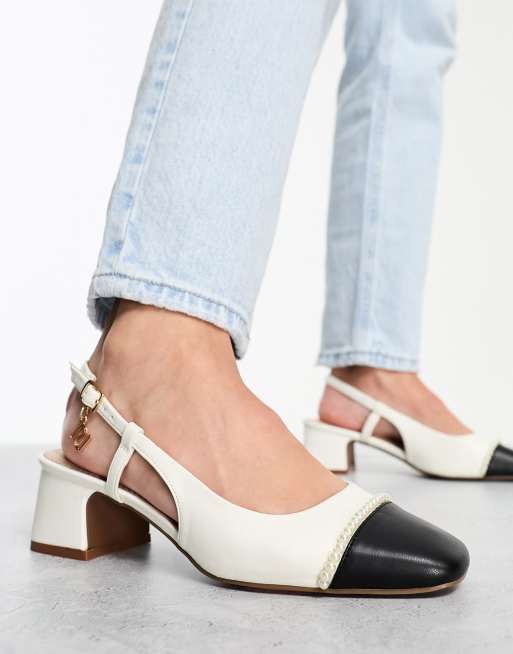 River island block cheap heel shoes