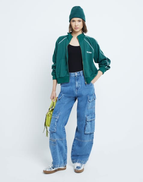 River Island - Body a maniche lunghe nero con scollo rotondo - view 1