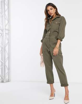 river island pink boiler suit