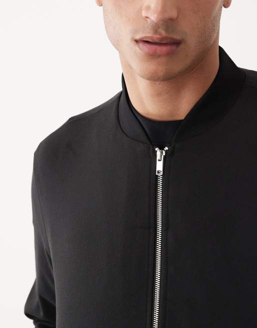 River Island bomber jacket in black, 3 of 5