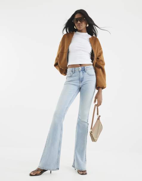 River Island Bootcut mid rise jeans in denim - light - view 1