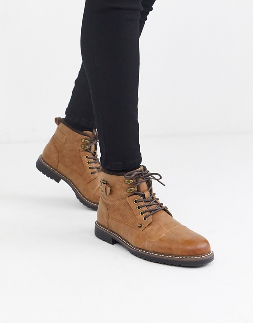 River Island boots in tan | ASOS
