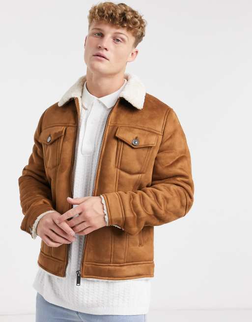 Tan borg sale jacket mens