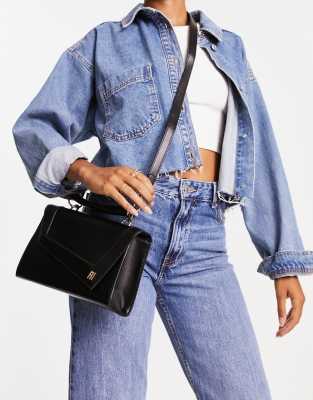 Borsa a mano trapuntata azzurra e nera, come nuova!👜💙🖤... (Gebraucht