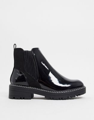 Chaussures River Island - Bottines Chelsea chunky - Noir