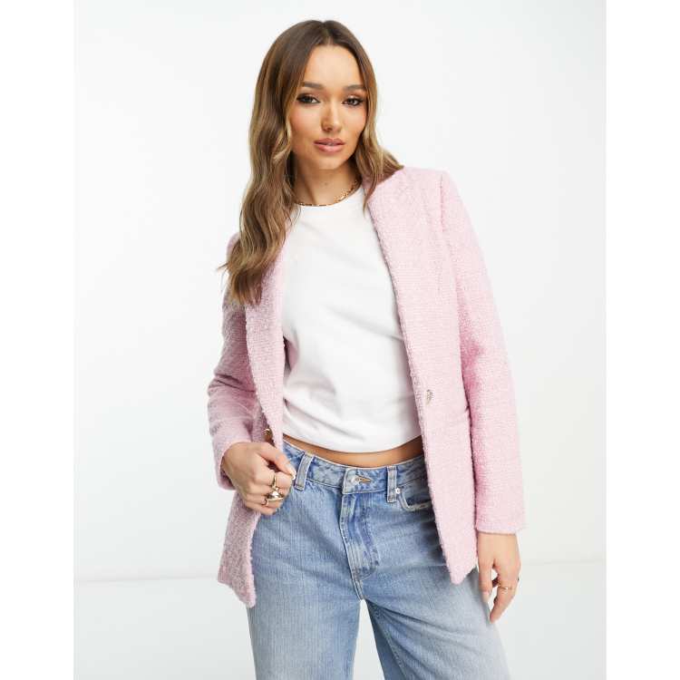 River island pink store jacket