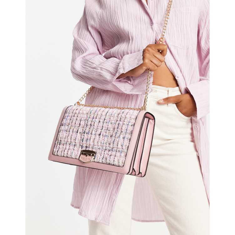 Pearl Pink Castle Rectangle Crossbody Purse -  Denmark