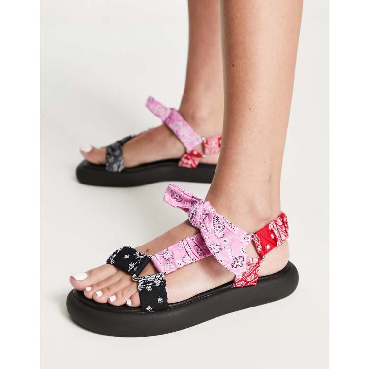 River island sale bow sliders