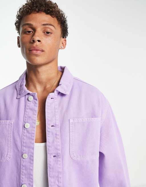 Mauve jean outlet jacket