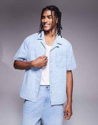 River Island Boxy Denim Shirt