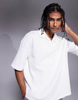 Weekday Simon scuba jersey shorts in black
