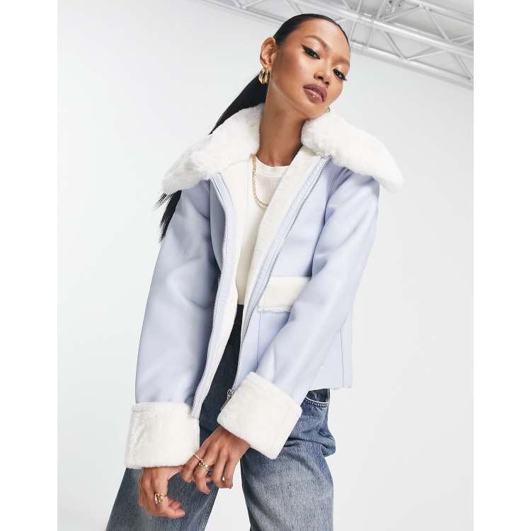 River island hot sale blue jacket