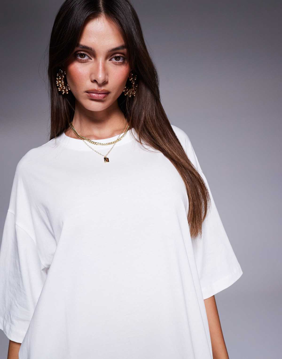 River Island boyfriend t-shirt in white