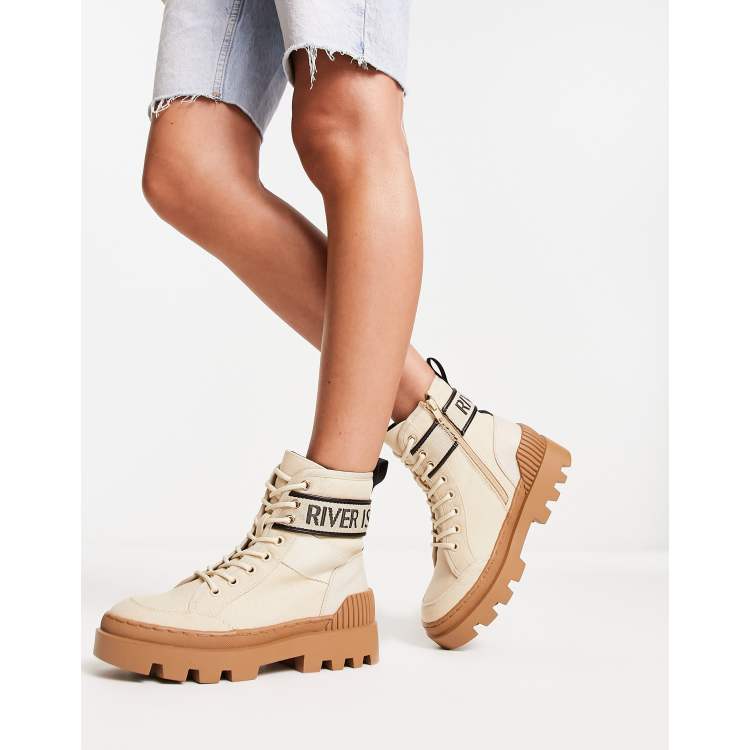 Canvas boots hot sale womens