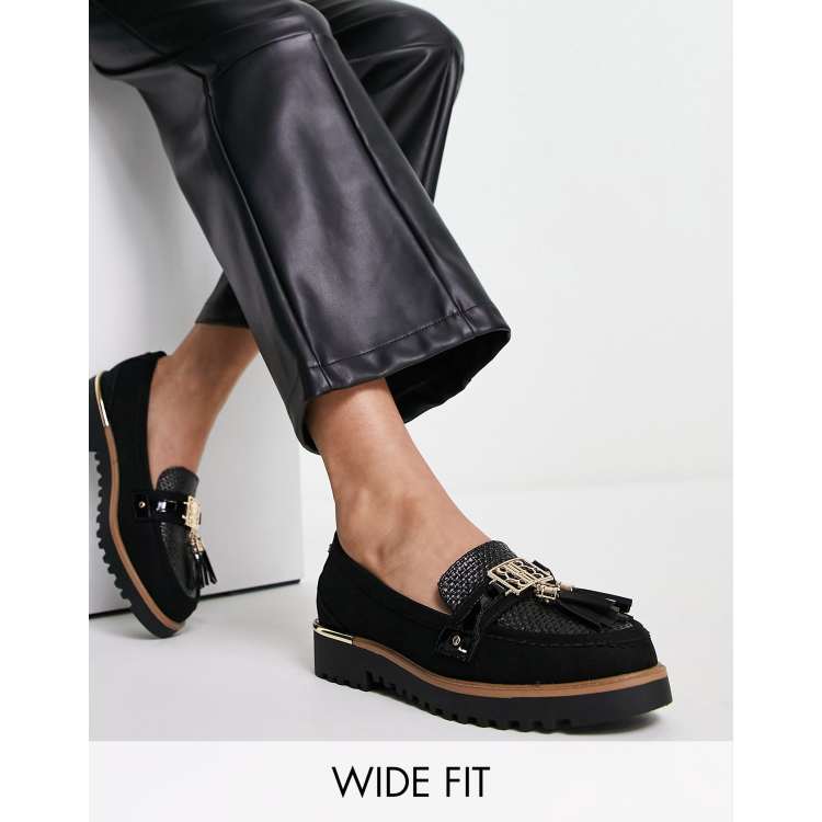 River island hot sale heeled loafers