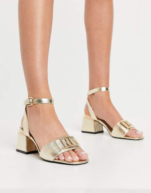 River island best sale sandals gold