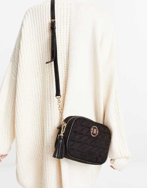 River Island Satchel Cross Body Bag in White