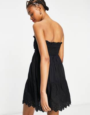 river island black beach dress