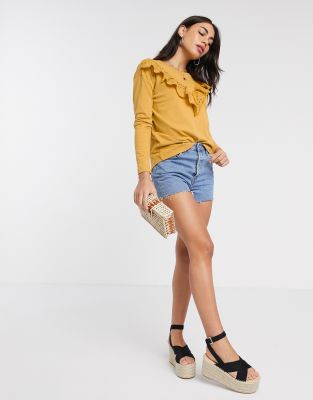river island yellow top