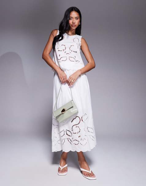 River Island broderie set in white - view 1