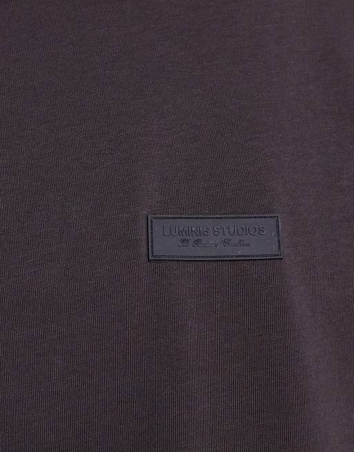 River Island - Brun oversized T-shirt med Luminis Studio-print på ryggen, 5 af 5