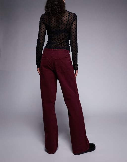 River Island – Bruna, avslappnade jeans med raka ben, 3 av 5