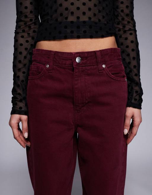River Island – Bruna, avslappnade jeans med raka ben, 4 av 5