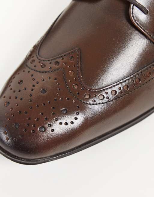River Island – Bruna brogueskor med snörning, 2 av 4