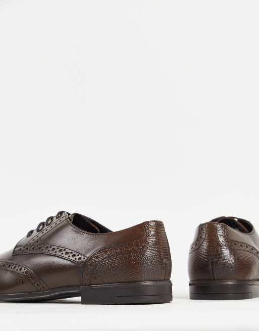 River Island – Bruna brogueskor med snörning, 4 av 4