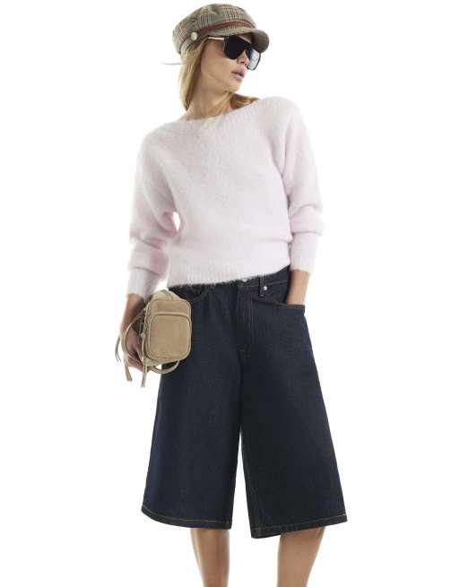River Island Brushed jumper in pink, 3 of 4
