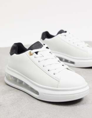 white bubble trainers
