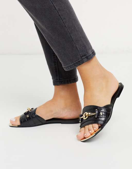 River island hot sale flat mules