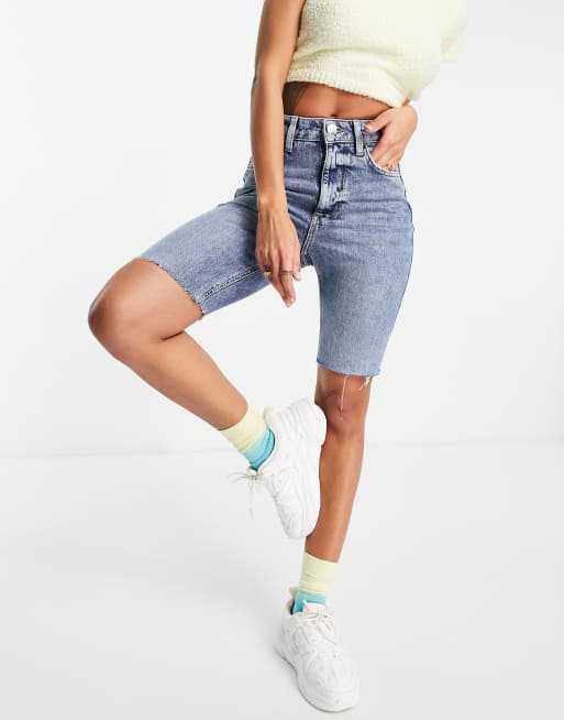 River island best sale jean shorts