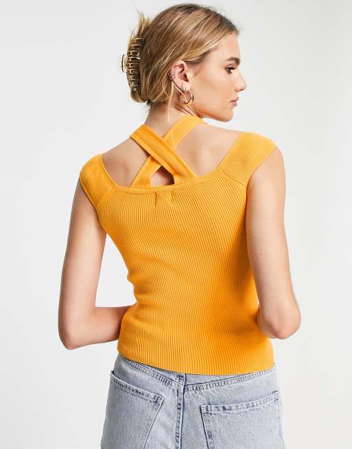 Halter Top - Mustard Yellow