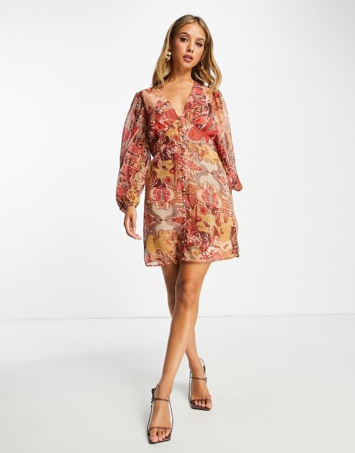 Asos store paisley dress