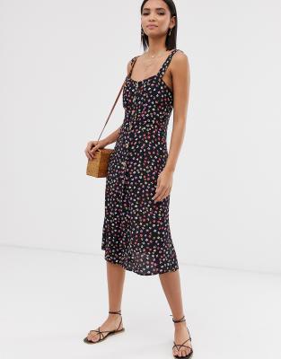 asos black summer dress