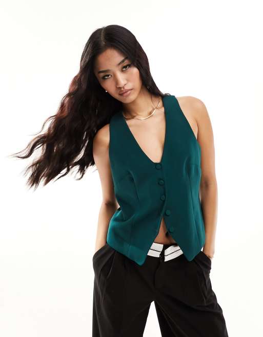 Dark green clearance vest top