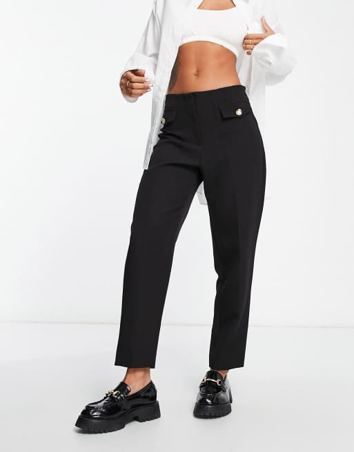 River island hot sale black trousers