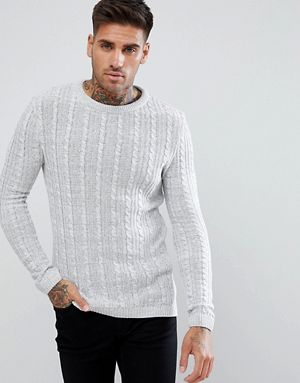 Chunky Jumpers For Men | Cable Jumpers | ASOS