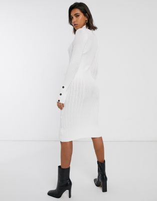 cable knit midi dress