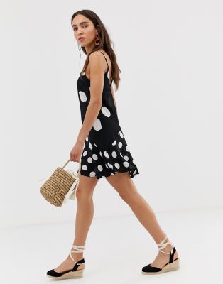 river island polka dot dress asos